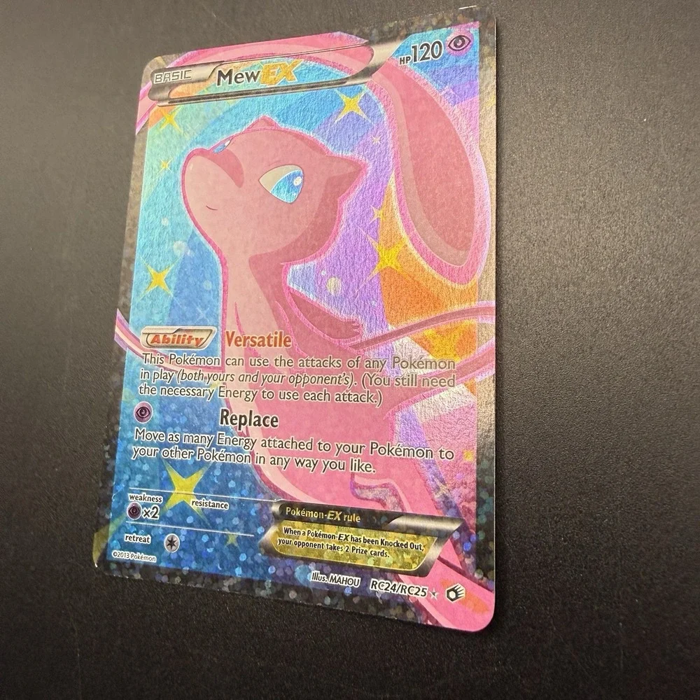 Pokemon Mew EX (Full Art) RC24/RC25 Legendary Treasures Radiant Collection LP